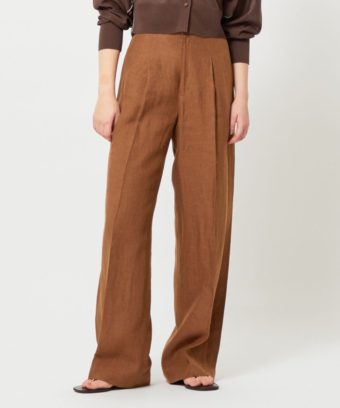 BEIGE 【VERY NaVY 6月号掲載】 BASILE / ワイドパンツ BROWN 4 BEIGE 【VERY NaVY 6月号掲載】 BASILE / ワイドパンツ BROWN 4