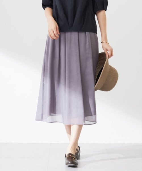 洗える】ブライトスパンボイル スカート(506158034) | J．プレス  