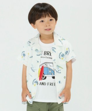 SHIPS Colors  KIDS/SHIPS Colors:〈洗濯機可能〉レーヨン プリント シャツ(80～130cm)/506158556