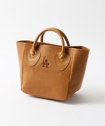 JOURNAL STANDARD(ジャーナルスタンダード)/INFIELDER DESIGN / インフィールダーデザイン MLB レザーTOTE S/ブラウンA