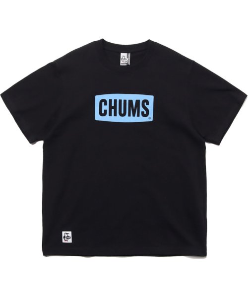 CHUMS(チャムス)/チャムス　CHUMS アウトドア ロゴ Tシャツ メンズ レディース コットンTシャツ レジャ/ブラック