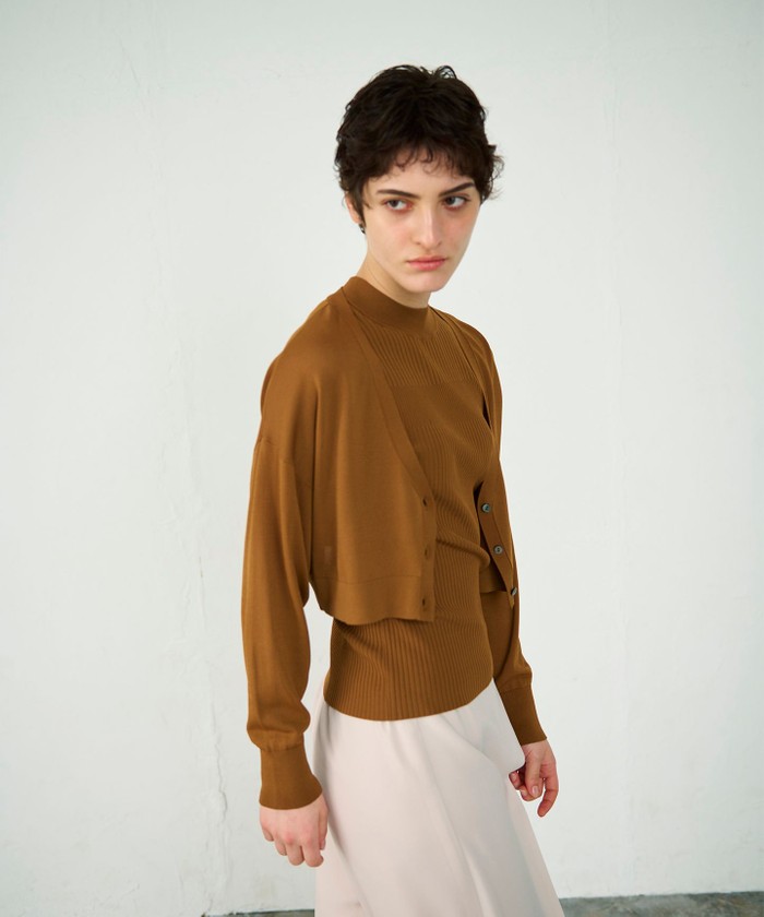 ブラウン系｜カーディガン｜GRACE CONTINENTAL(グレースコンチネンタル