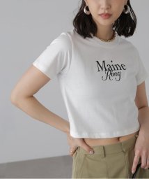 FREE'S MART/ショート丈ロゴTシャツ/506161908