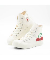 CONVERSE(CONVERSE)/コンバース CONVERSE レディース スニーカー オールスター PLTS チェリープリント HI ハイカット チェリー かわいい 厚底  CO－ASPLTS/オフホワイト