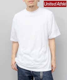 AMS SELECT(エーエムエスセレクト)/United Athle ユナイテッドアスレ Tシャツ 半袖 吸水速乾 丸胴 無地 シンプル/ホワイト