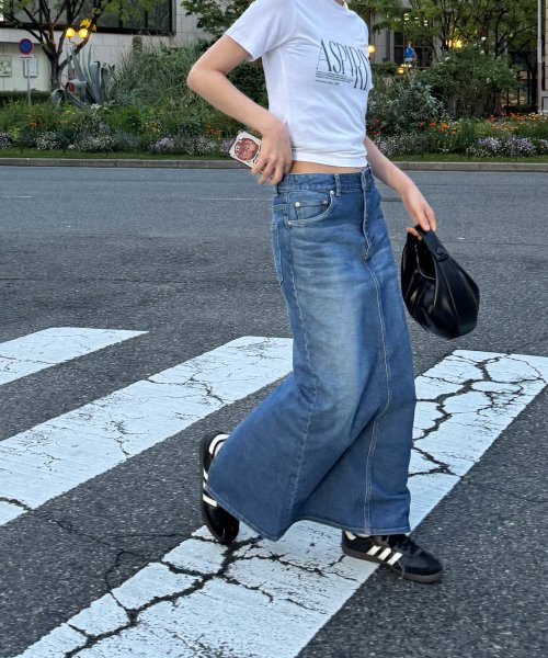 YA－YA(ヤヤ) デニムロングスカート 