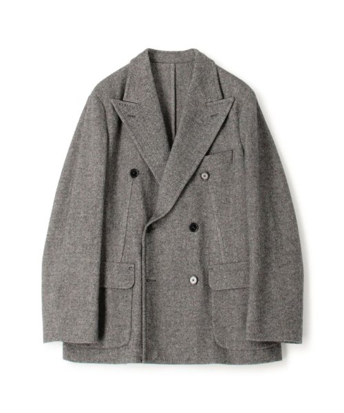 タスマニアラムウール ダブルブレステッド6Bジャケット 