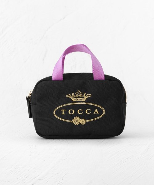 TOCCA(TOCCA)/TOCCA LOGO MINIPOUCH BAG ミニポーチバッグ/ブラック系