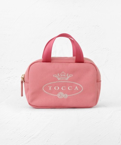 TOCCA(TOCCA)/TOCCA LOGO MINIPOUCH BAG ミニポーチバッグ/ピンク系
