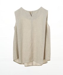 MICA&DEAL(マイカアンドディール)/shoulder tuck blouse/BEIGE