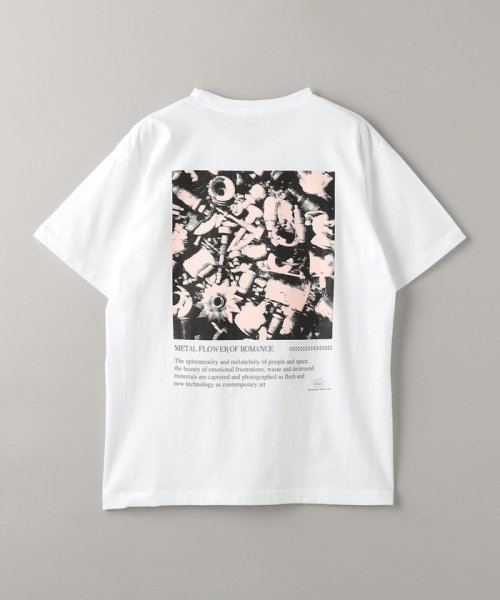 BEAUTY&YOUTH UNITED ARROWS(ビューティーアンドユース　ユナイテッドアローズ)/【別注】 ＜ETHOS＞ METAL FLOWER Tシャツ/WHITE