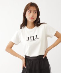JILL by JILL STUART/オーガニック刺繍ロゴTシャツ　WEB限定カラー:アカロゴ/506125043