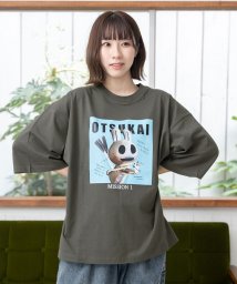 Scolar Parity/ウサギとクマのOTSUKAIプリントTシャツ/506125580