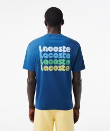 LACOSTE Mens(ラコステ　メンズ)/リピートネームバックプリントTシャツ/ダークブルー