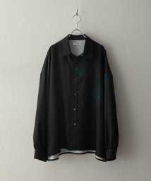 Nilway(ニルウェイ)/Assorted design pattern shirt/ブラック系1
