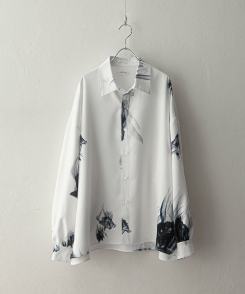 Nilway(ニルウェイ)/Assorted design pattern shirt/ホワイト系1