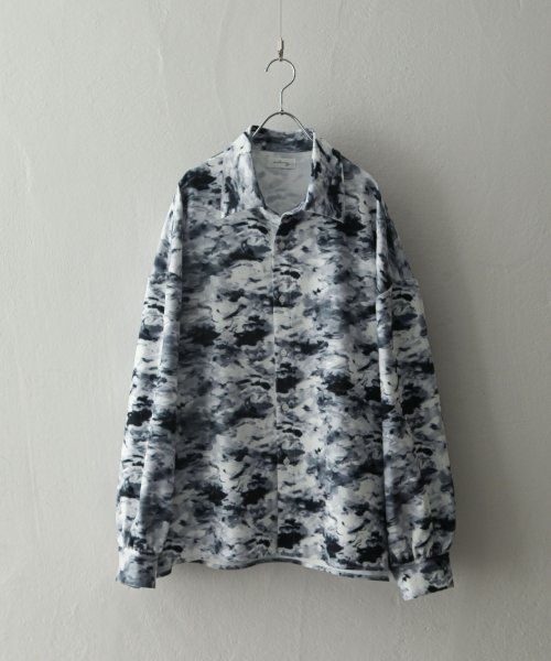 Nilway(ニルウェイ)/Assorted design pattern shirt/ホワイト系3