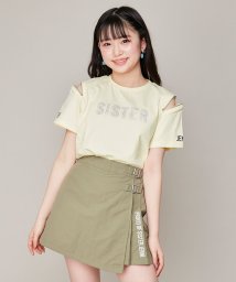 SISTER JENNI(シスタージェニィ)/防蚊2wayZIP付きTシャツ/イエロー