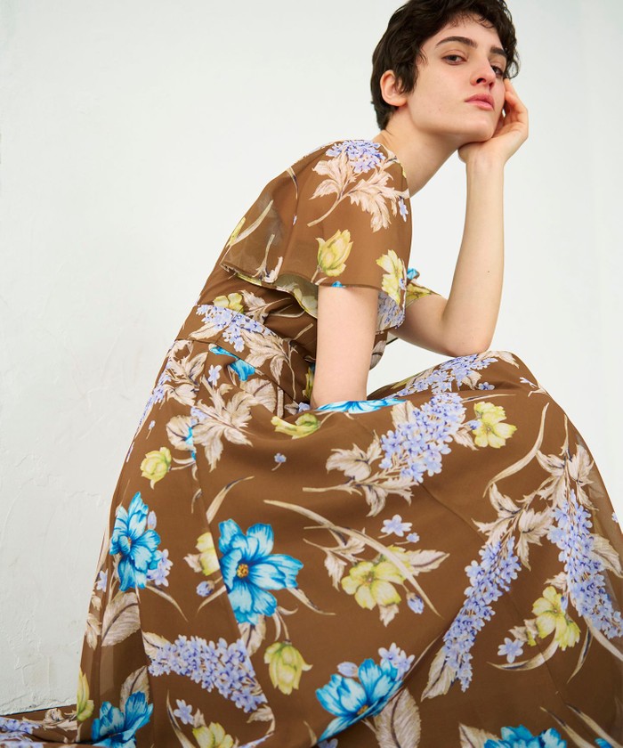 【GRACE CONTINENTAL】オケージョンワンピース キカフラワーロングワンピース / GRACE CONTINENTAL | GRACE