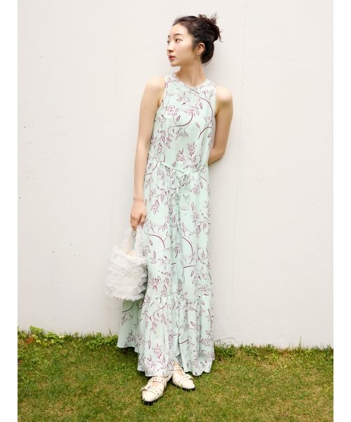 バリエーションプリントサマードレス 予めご了承ください