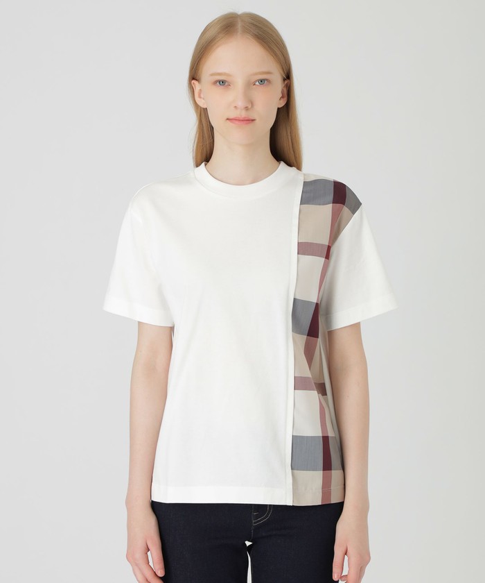 ブルーレーベルクレストブリッジ☆ベーシックコンパクト天竺Tシャツ ベーシックコンパクト天竺Tシャツ(506064360)｜阪急百貨店公式通販