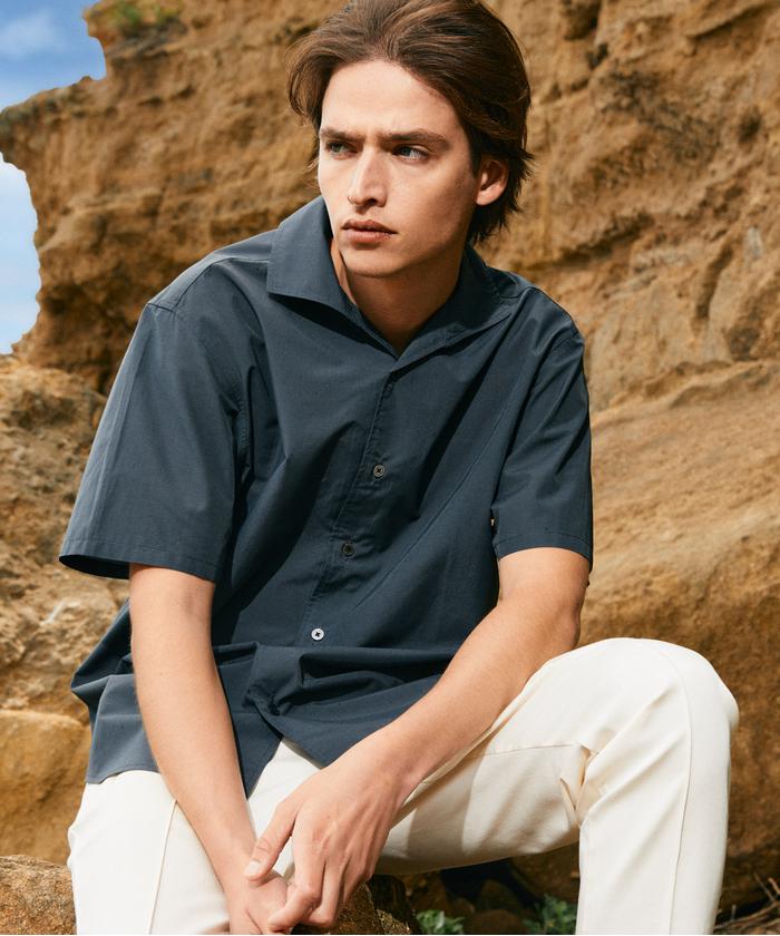 MC」coveross(R)カッタウェイカラーシャツ(セットアップ可) NANO | MC