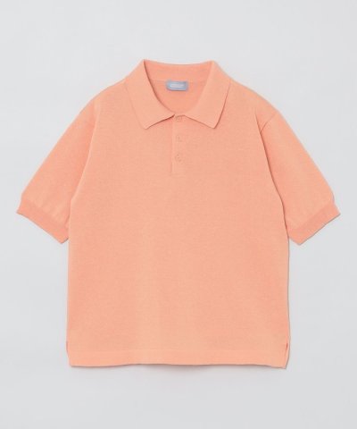 GREY LABEL リネンミックスニットポロ