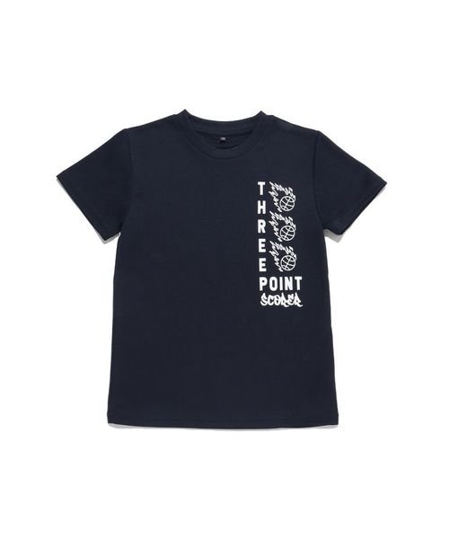 s.a.gear(エスエーギア)/ジュニアシーズンTシャツ THREE POINT/ネイビー