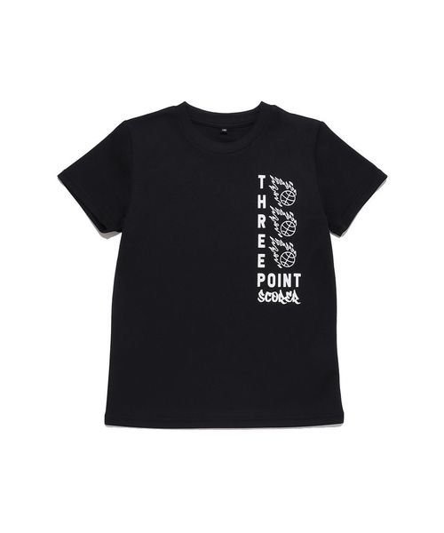 s.a.gear(エスエーギア)/ジュニアシーズンTシャツ THREE POINT/ブラック
