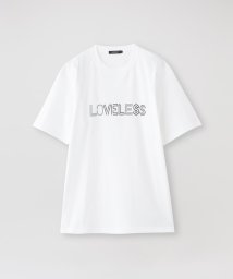 LOVELESS　MENS(ラブレス　メンズ)/イレギュラーロゴTシャツ/ホワイト