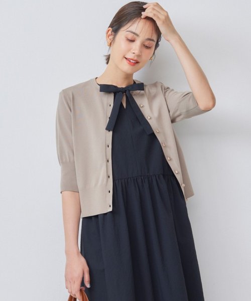 【洗える・6色展開】CANDYボタン 半袖カーディガン 人気・おすすめ｜使いやすい・旅行におすすめ 品質保証 全国発送