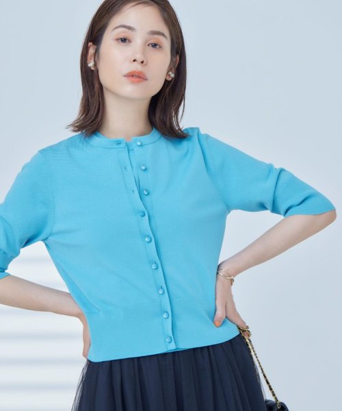 【洗える・6色展開】CANDYボタン 半袖カーディガン 人気・おすすめ｜使いやすい・旅行におすすめ 品質保証 全国発送