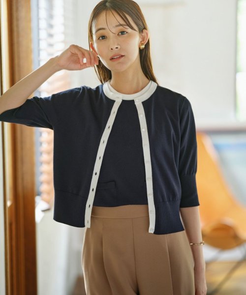 【洗える・6色展開】CANDYボタン 半袖カーディガン 人気・おすすめ｜使いやすい・旅行におすすめ 品質保証 全国発送