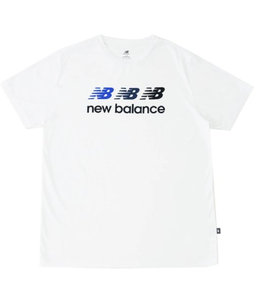 new balance(ニューバランス)/new　balance ニューバランス パフォーマンスグラフィックショートスリーブTシャツ ト/ホワイト