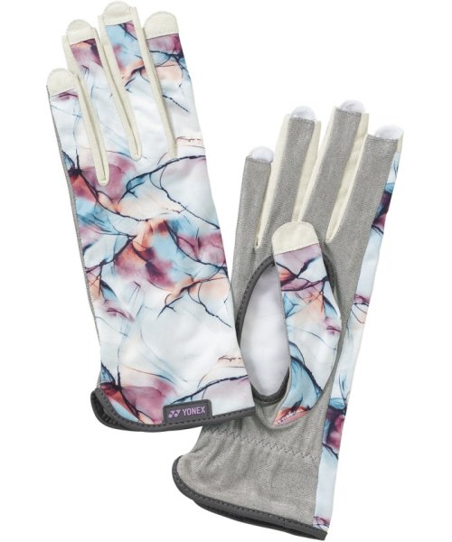 Yonex(ヨネックス)/Yonex ヨネックス テニス グローブ 手袋 左右両手 ネイルスルー UVカット 吸水速乾 グ/ブルー
