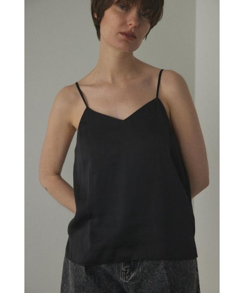 BLACK BY MOUSSY(ブラックバイマウジー)/satin camisole/BLK