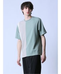 semanticdesign/KAITEKI+ 縦切替 クルーネック半袖Tシャツ/506176503