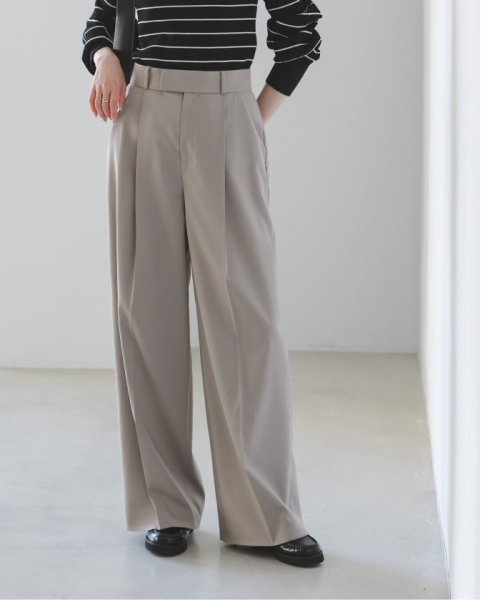 《追加》エステルツイルストレッチスラックスパンツ2 