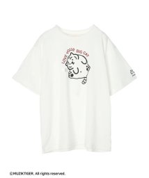 Green Parks(グリーンパークス)/ムジークタイガー/BIG CAT Tシャツ/ホワイト