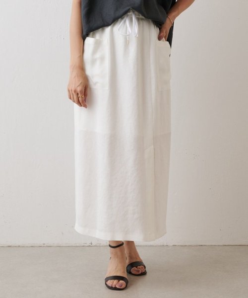 LIVETART》麻調合繊ポケットスカート(506178638) | ビアズリー  