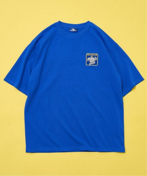 417 EDIFICE(フォーワンセブン　エディフィス)/MICHELIN Tシャツ4/ブルー