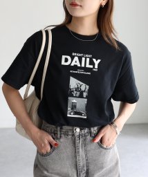 Riberry/DAILYフォトプリント半袖Tシャツ/506179979