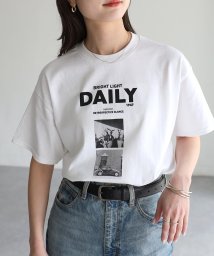 Riberry(リベリー)/DAILYフォトプリント半袖Tシャツ/ホワイト