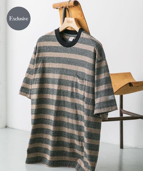 URBAN RESEARCH DOORS(アーバンリサーチドアーズ)/『別注』ENDS and MEANS×DOORS　Pocket Short－Sleeve Tee/BROWNST