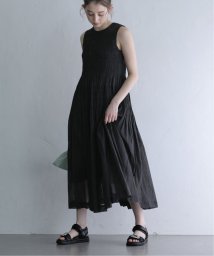 La Totalite(ラ　トータリテ)/《予約》【ne Quittez pas/ヌキテパ 】Shirring Sleeveless Dress/ブラック