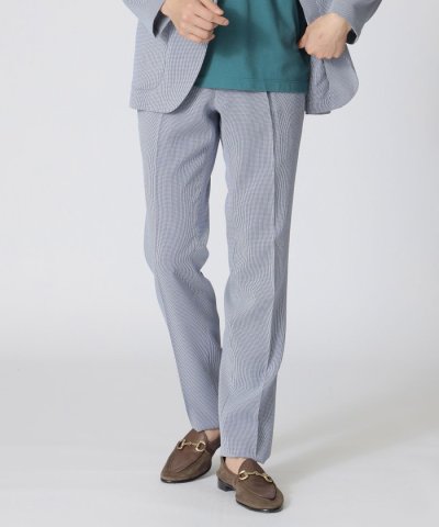 「STUART'S TRAVELER」　ミニギンガムチェックサッカーパンツ (セ