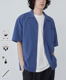coen/COOL&DRYエンボスオープンカラーシャツ（WEB限定カラー）/506094800