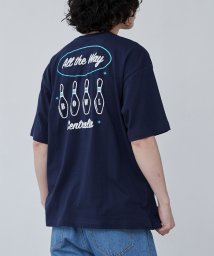 coen/刺繍ハッポウプリントTシャツ/506170439