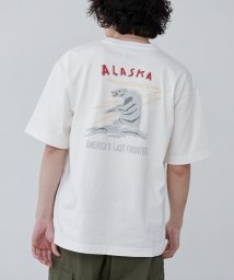 coen/刺繍ハッポウプリントTシャツ/506170439
