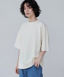 coen(coen)/ピグメントスウェットTシャツ/OFFWHITE